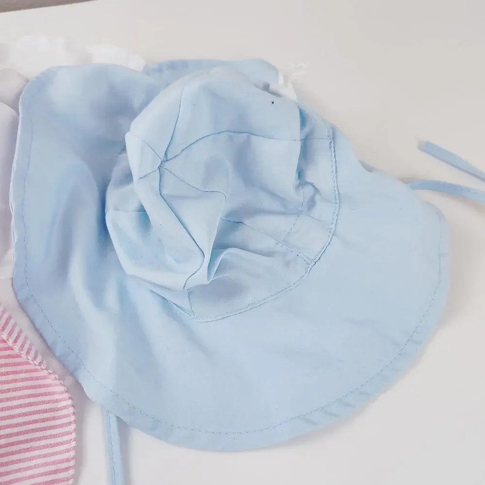 5-Piece Summer Newborn Hat Bundle - Pastel Styles